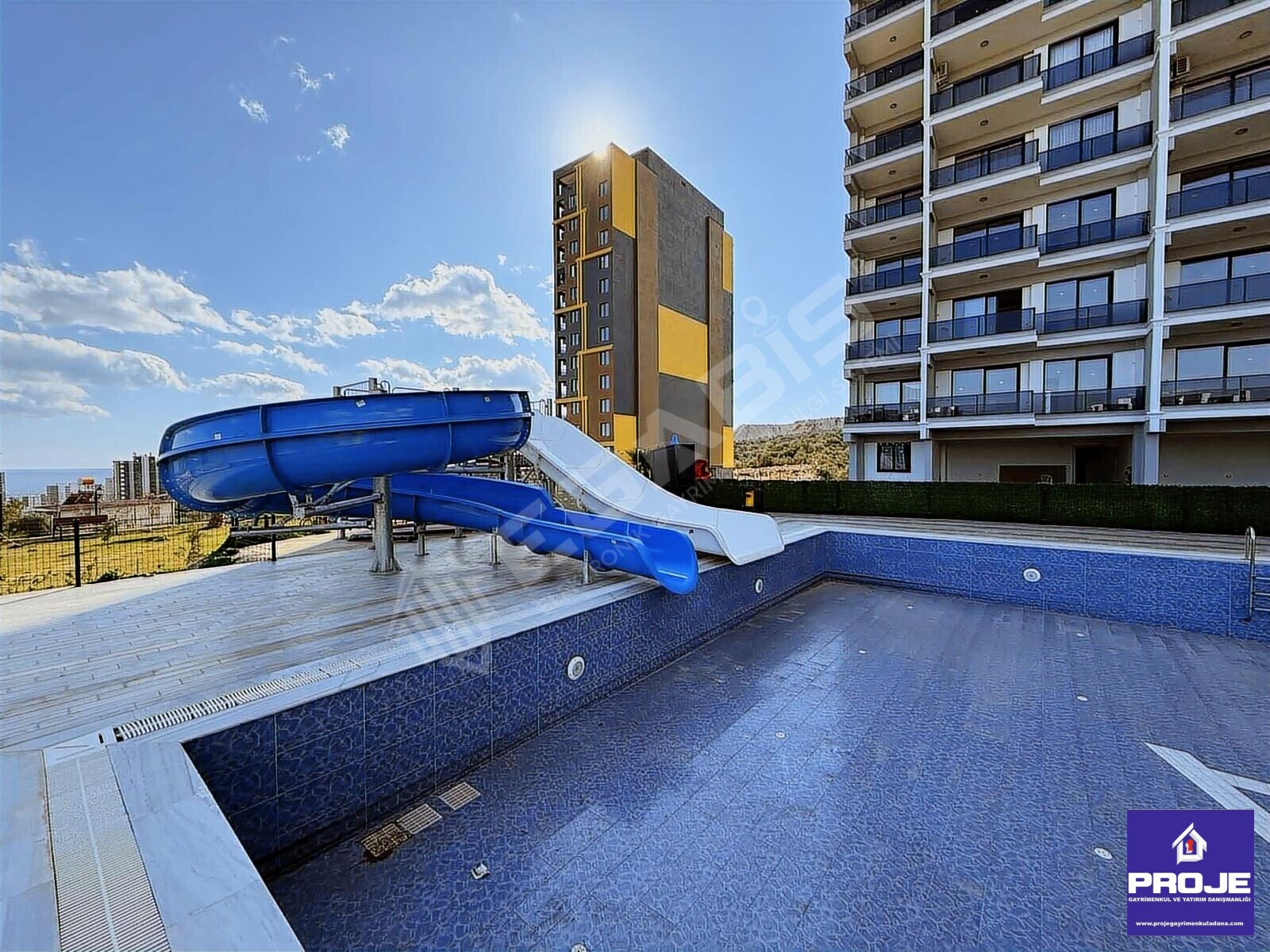 KUMKUYU PLAJINA 5 DK PANORAMİK DENİZ MANZARALI AQUAPARKLI 1+1 - 23