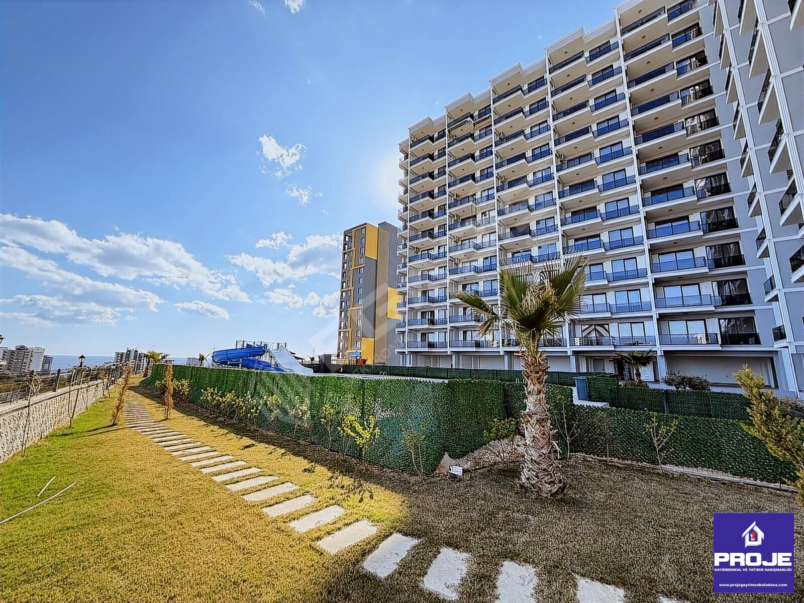 KUMKUYU PLAJINA 5 DK PANORAMİK DENİZ MANZARALI AQUAPARKLI 1+1 - 27