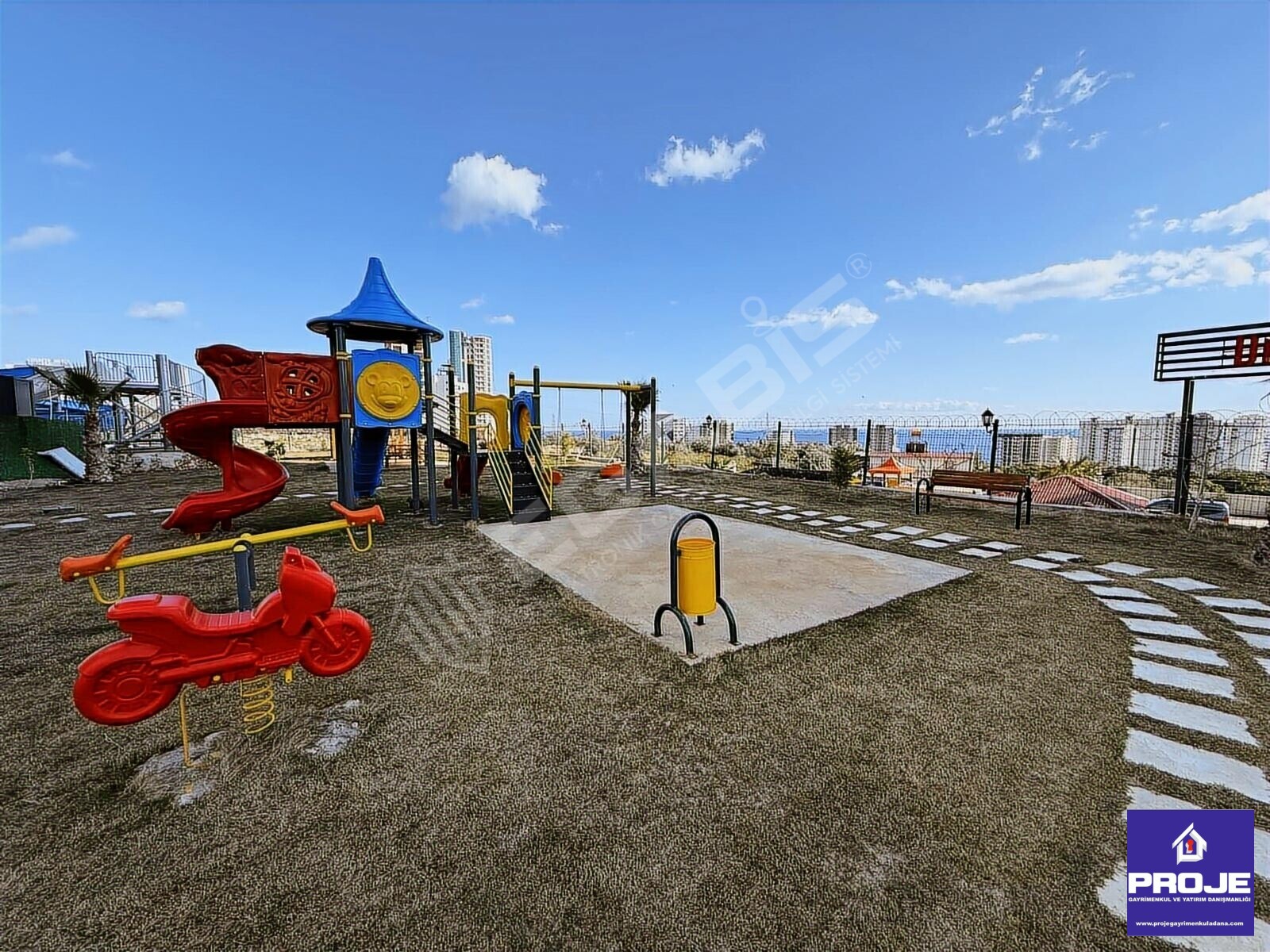KUMKUYU PLAJINA 5 DK PANORAMİK DENİZ MANZARALI AQUAPARKLI 1+1 - 30