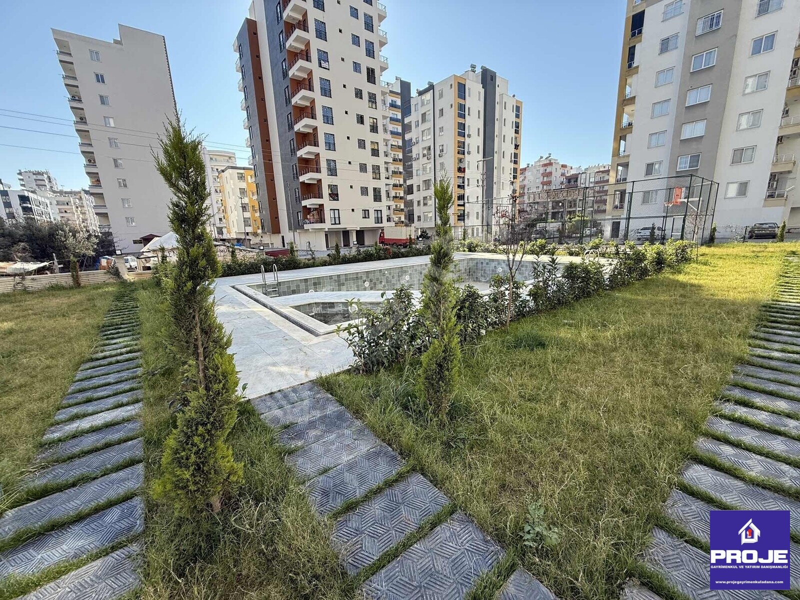 1+1 HAVUZLU FULL SOSYAL DONATILI DENİZ MANZARALI - 23