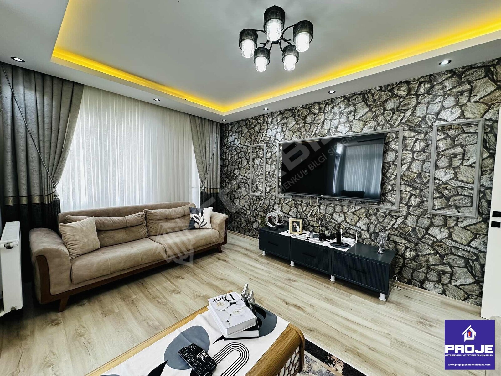 TOROS MAH 3+1+KAPALI MUTFAK+ÇİFT BANYO LUX DİZAYN SATILIK DAİRE - 9