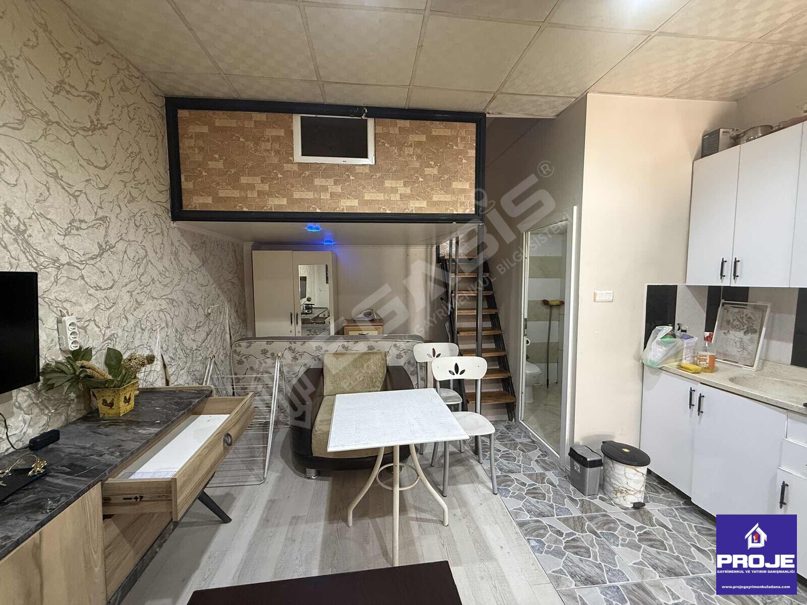 YEŞILYURT MAVİ BULVARA YAKIN 1+1 EŞYALI KİRALIK DAİRE - 2