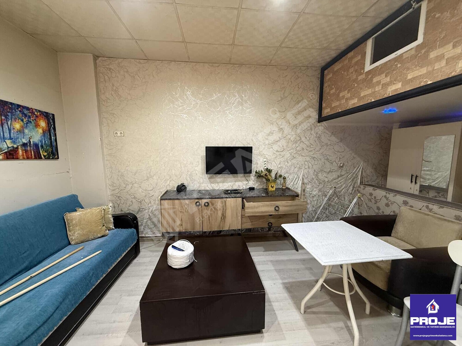 YEŞILYURT MAVİ BULVARA YAKIN 1+1 EŞYALI KİRALIK DAİRE - 4