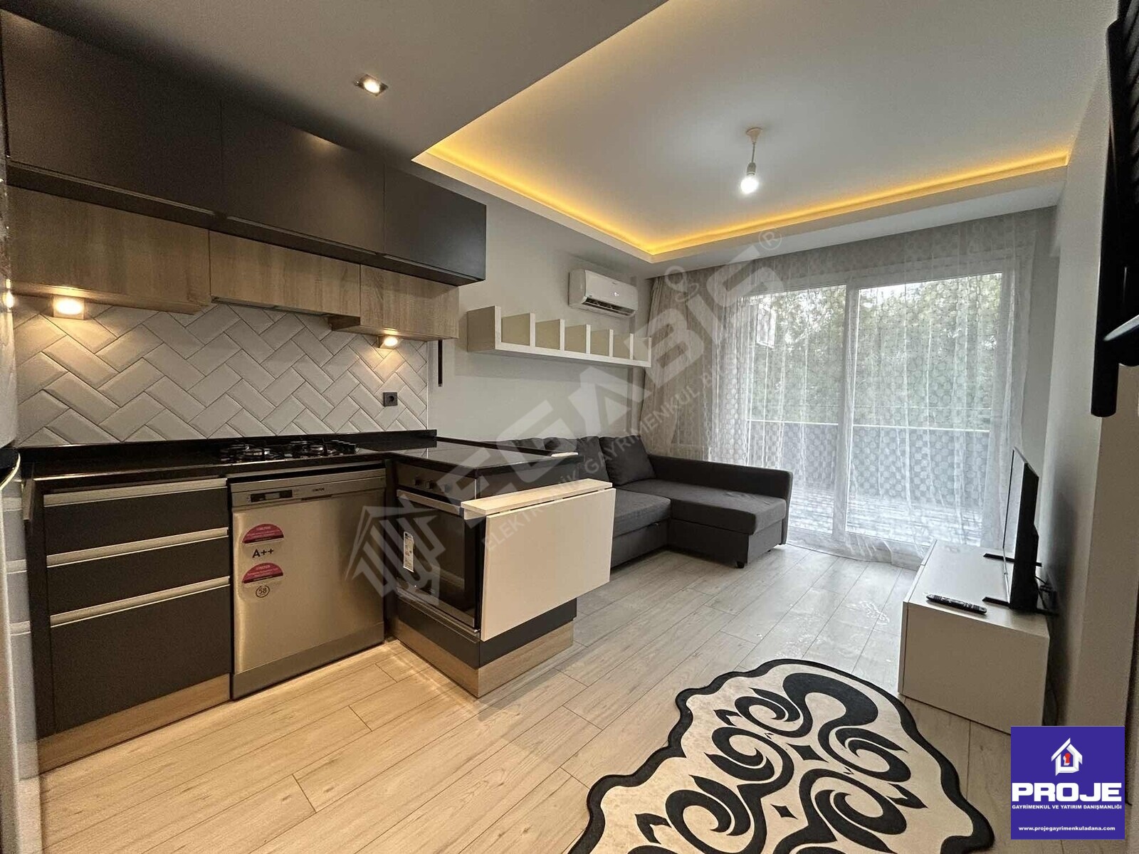 1+1 EŞYALI DREAM LOFT MİAMİ TERASLI 7/24 GÜVENLİK HAVUZLU - 5