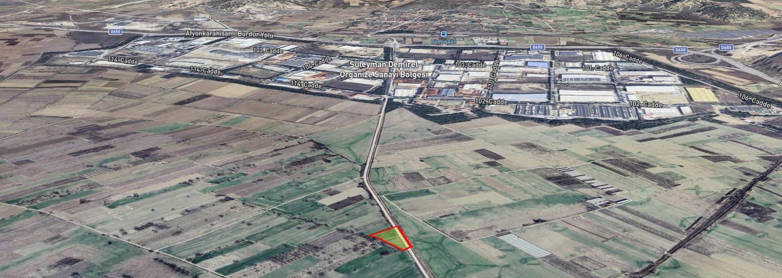 ısparta merkez gönen gümüşgün de satılık tarla - 6