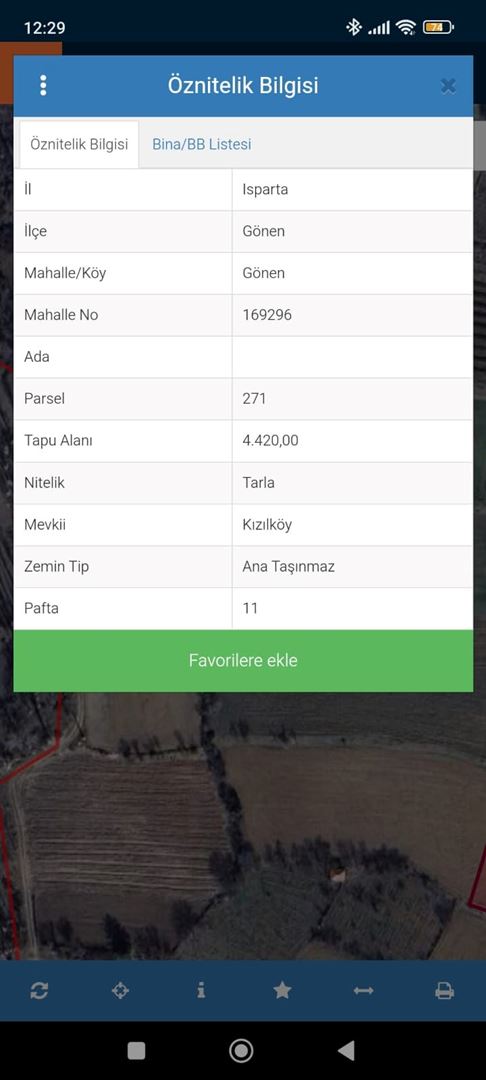 ısparta gönende satılık tarla - 2
