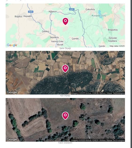 ✨ kaçırılmayacak fırsat! burdur ağlasun hisar köyünde satılık tarla ✨ - 2