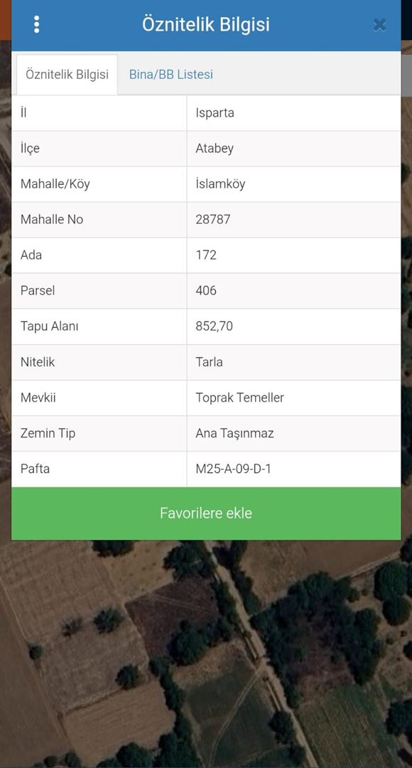 ısparta atabey islam köyünde fırsat satılık tarla - 4