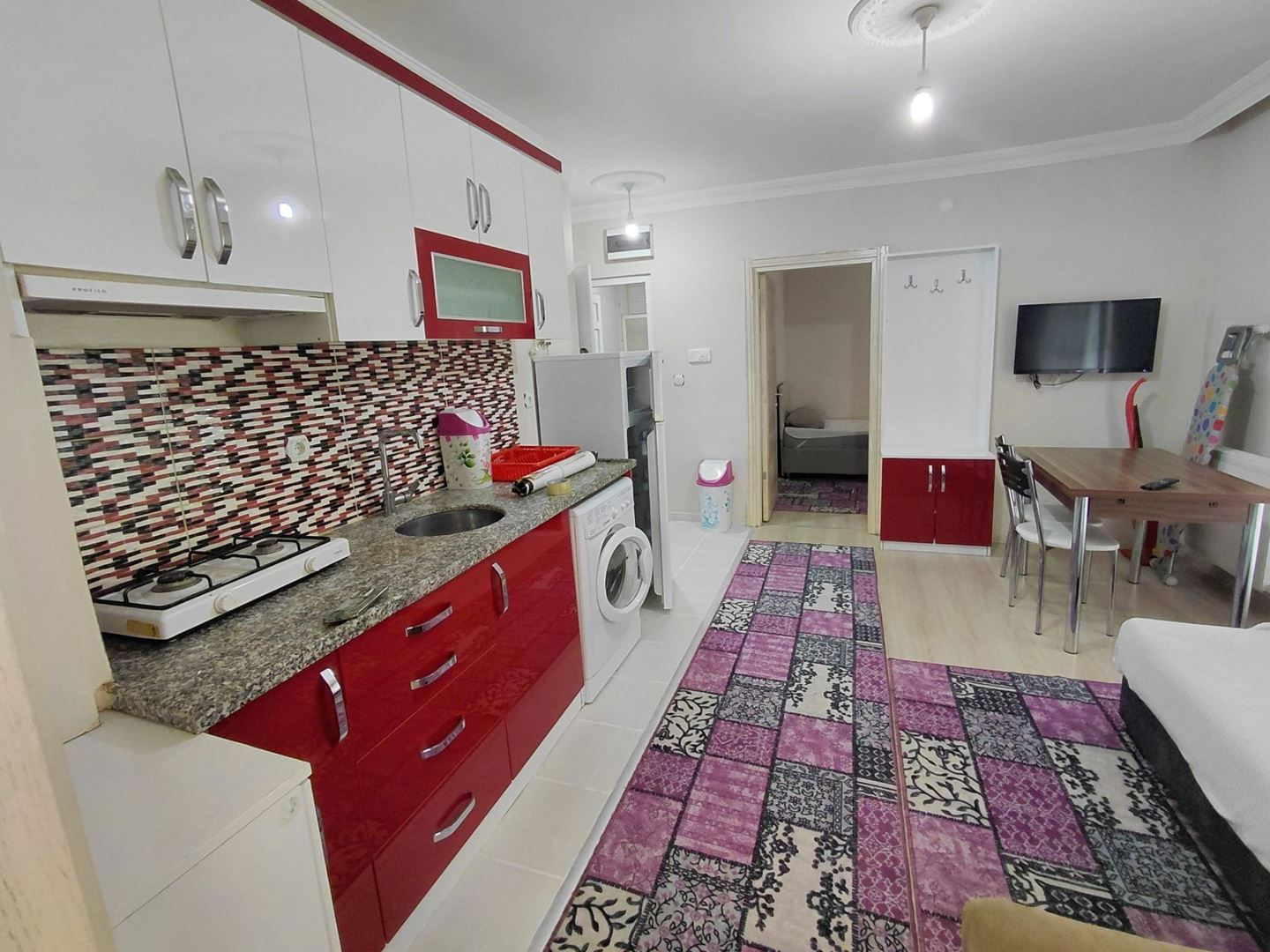 ısparta merkez fatih mahallesinde kiralık geniş apart daire