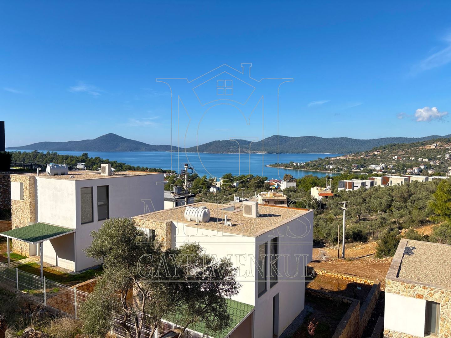 Kıyıkışlacık Deniz Manzaralı Sıfır 4+1 Müstakil Tripleks VillaMuğla, Milas, Kıyıkışlacık - 23