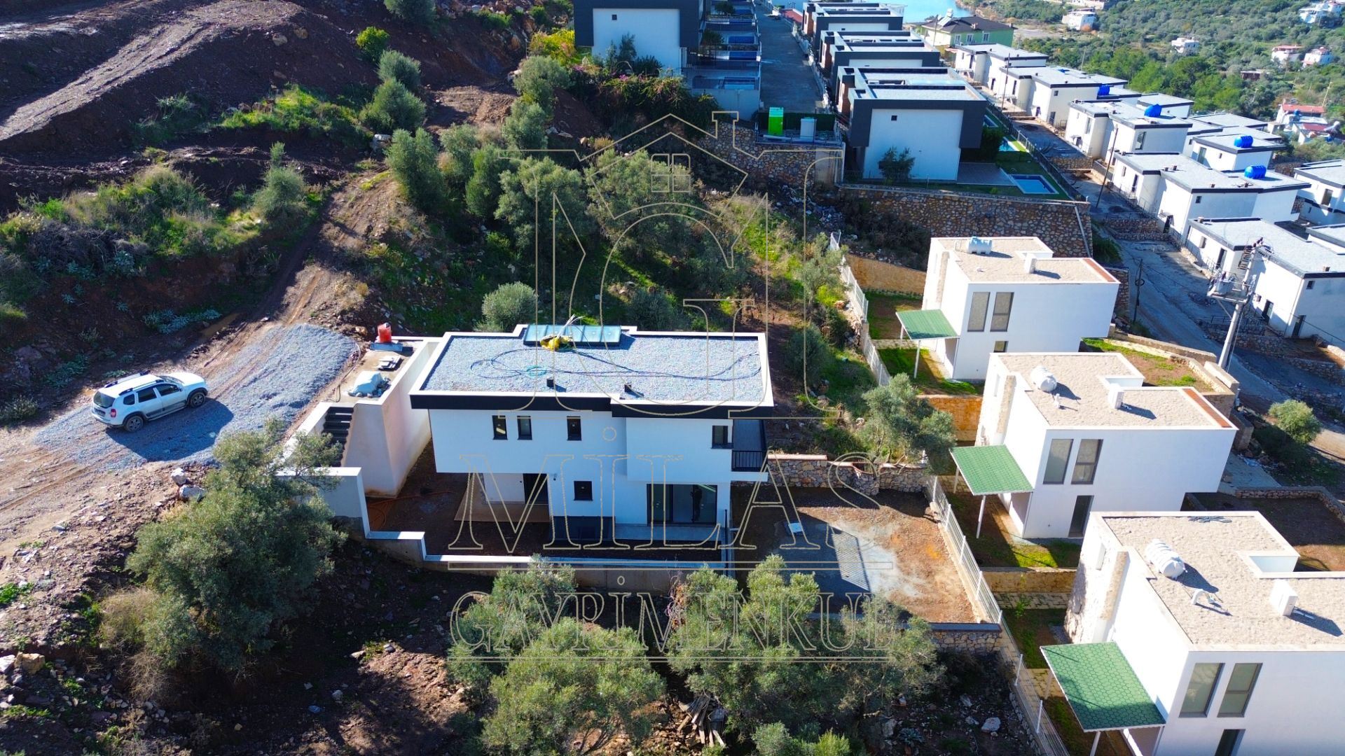 Kıyıkışlacık Deniz Manzaralı Sıfır 4+1 Müstakil Tripleks VillaMuğla, Milas, Kıyıkışlacık - 8