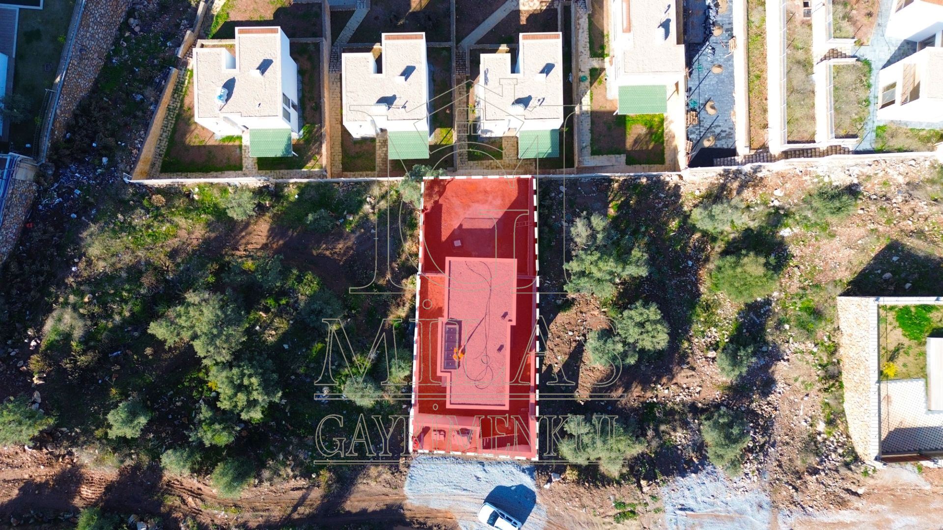 Kıyıkışlacık Deniz Manzaralı Sıfır 4+1 Müstakil Tripleks VillaMuğla, Milas, Kıyıkışlacık - 10