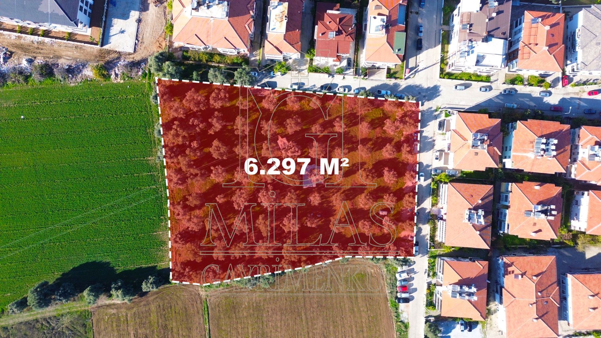 Milas Cumhuriyet Mahallesi İmar Sınırında 6.297 m² Satılık AraziMuğla, Milas, Cumhuriyet - 12