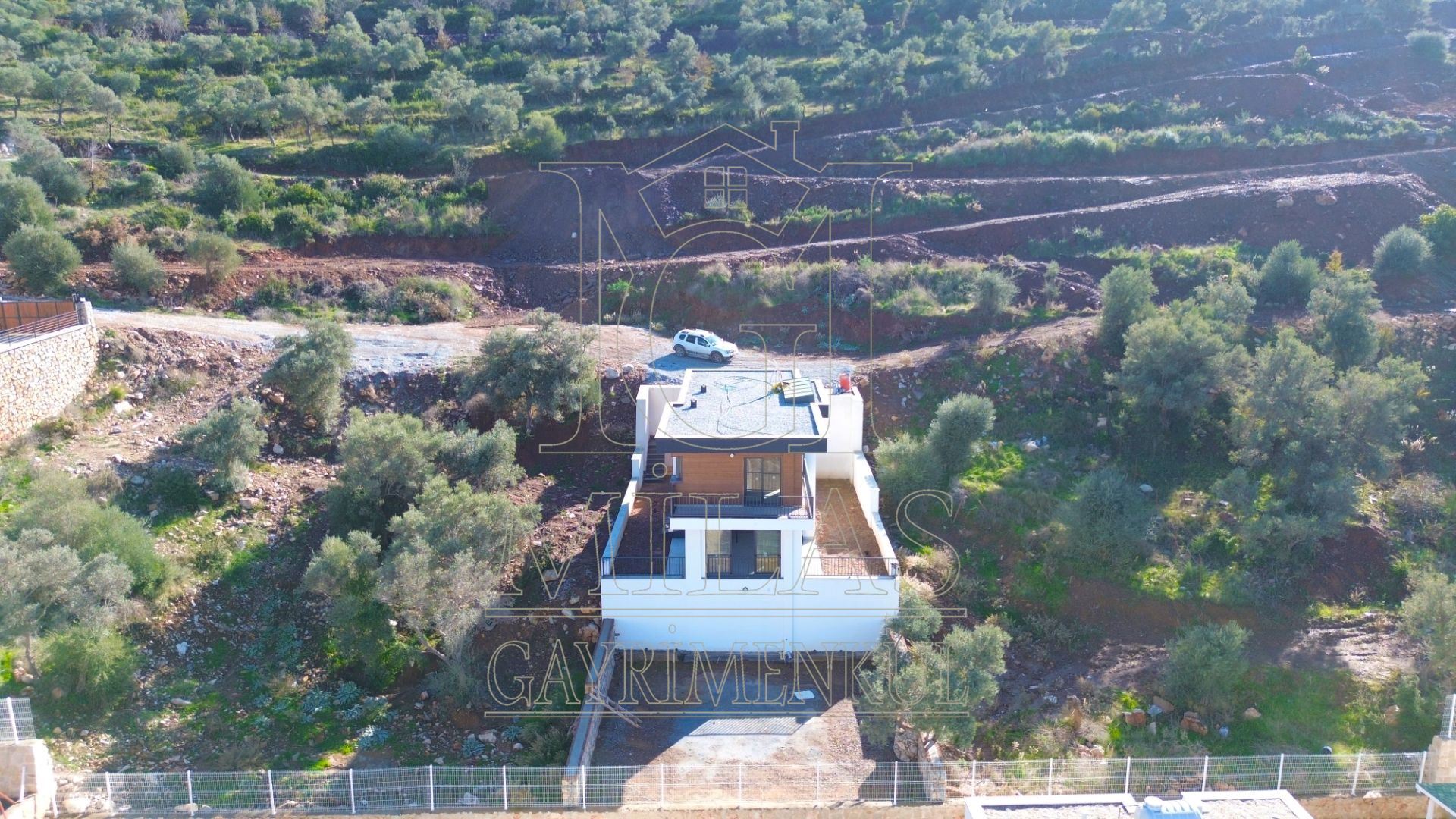 Kıyıkışlacık Deniz Manzaralı Sıfır 4+1 Müstakil Tripleks VillaMuğla, Milas, Kıyıkışlacık - 5