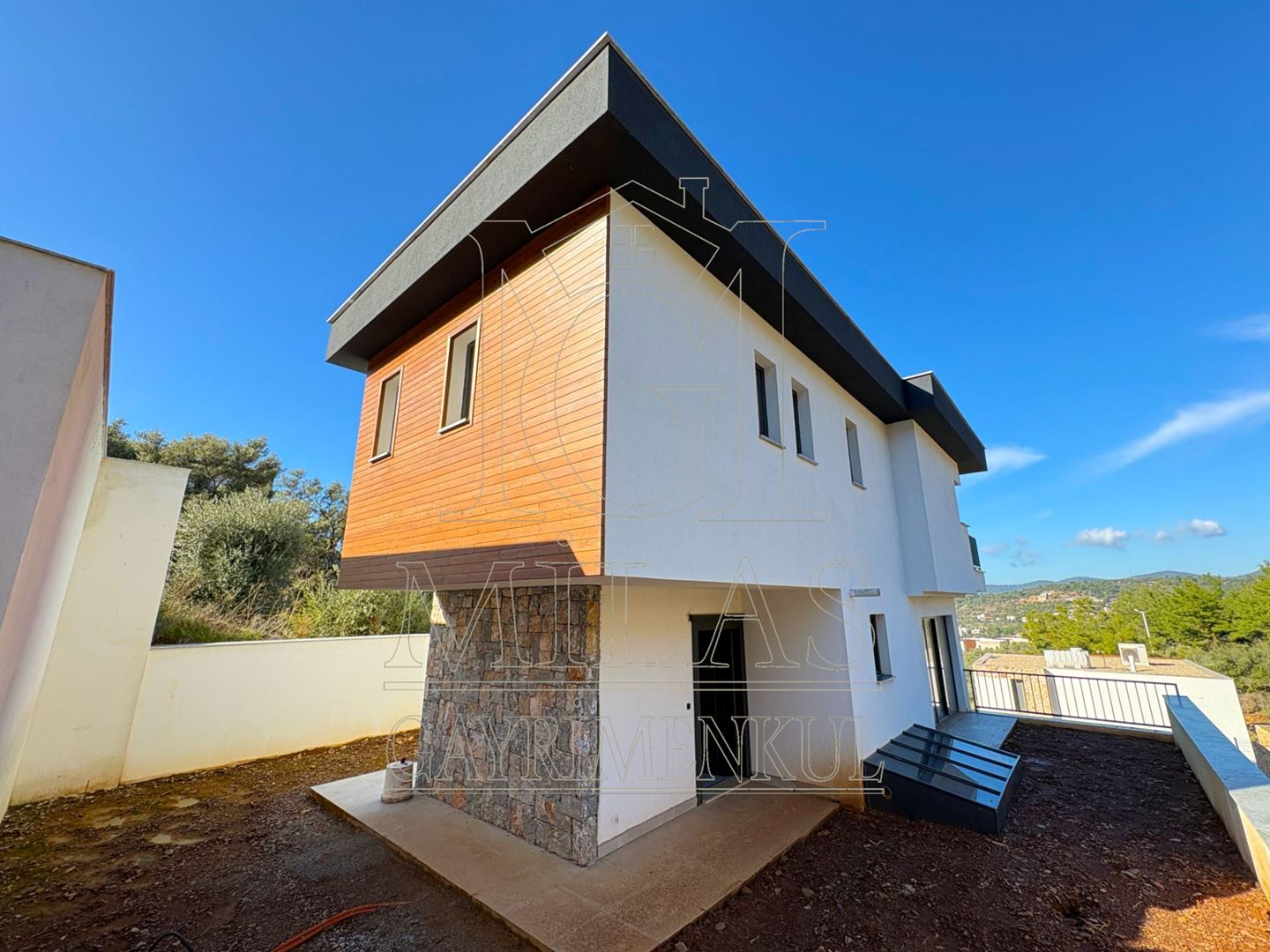 Kıyıkışlacık Deniz Manzaralı Sıfır 4+1 Müstakil Tripleks VillaMuğla, Milas, Kıyıkışlacık - 11