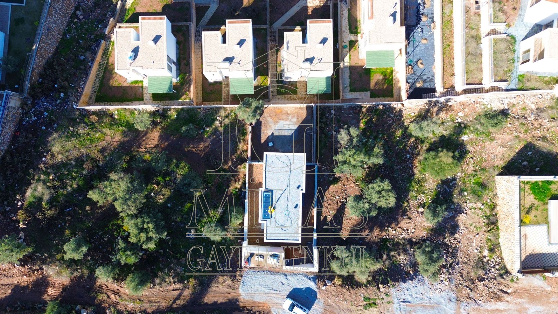 Kıyıkışlacık Deniz Manzaralı Sıfır 4+1 Müstakil Tripleks VillaMuğla, Milas, Kıyıkışlacık - 9