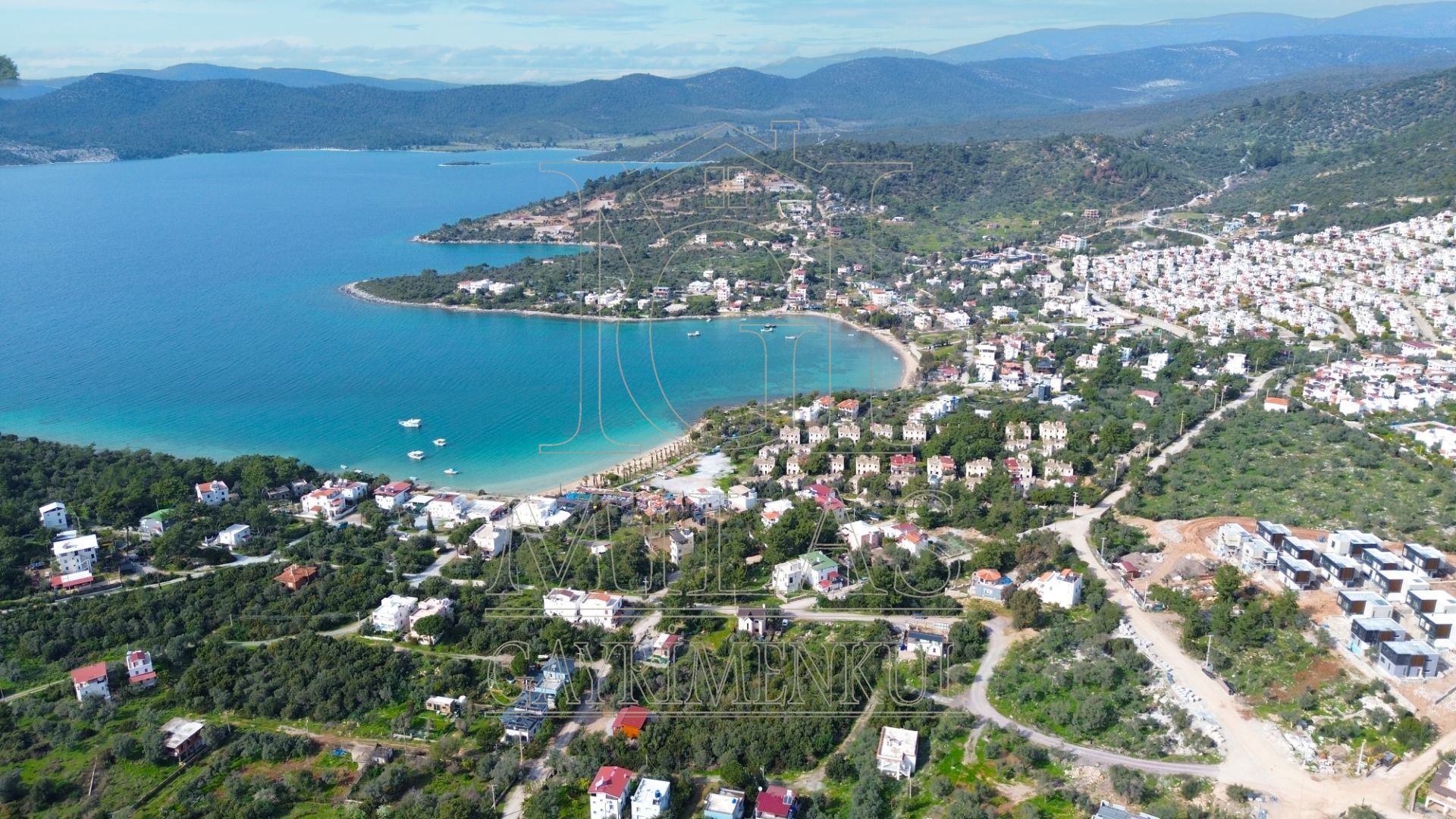 Kıyıkışlacık Deniz Manzaralı Sıfır 4+1 Müstakil Tripleks VillaMuğla, Milas, Kıyıkışlacık - 2