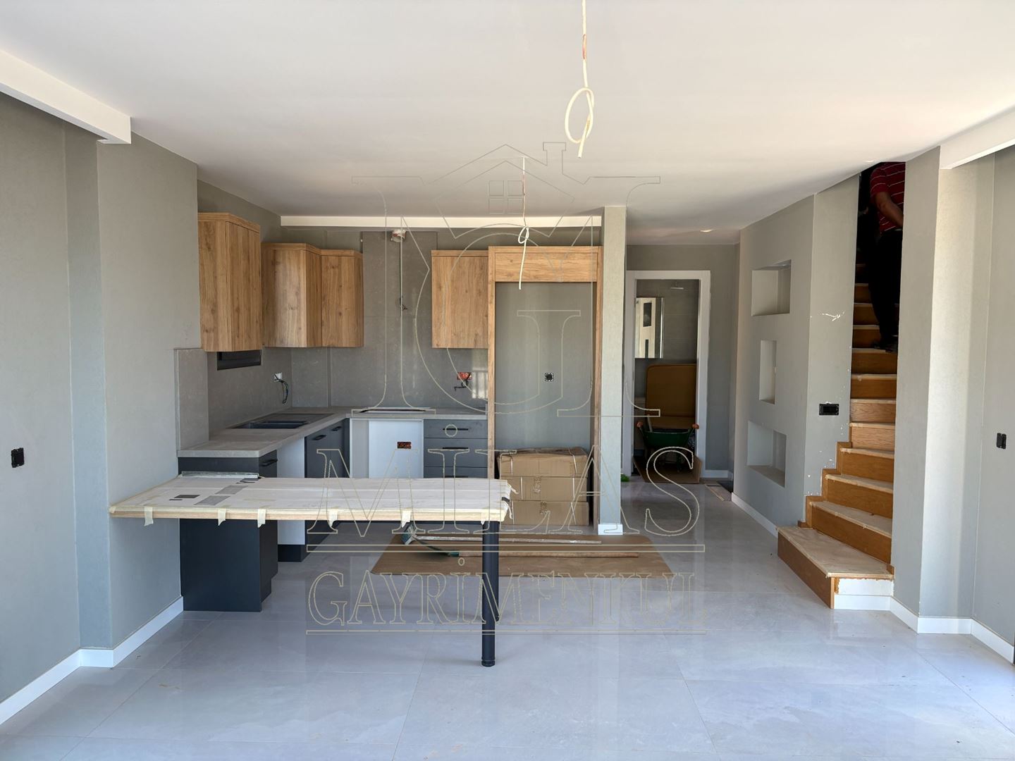 Kıyıkışlacık Deniz Manzaralı Sıfır 4+1 Müstakil Tripleks VillaMuğla, Milas, Kıyıkışlacık - 14