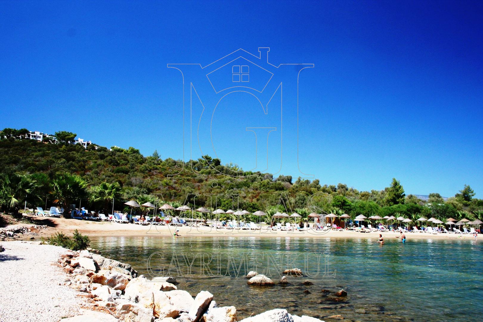 Kıyıkışlacık'ta Full Deniz Manzaralı Satılık 3+1 Dubleks VillaMuğla, Milas, Kıyıkışlacık - 30