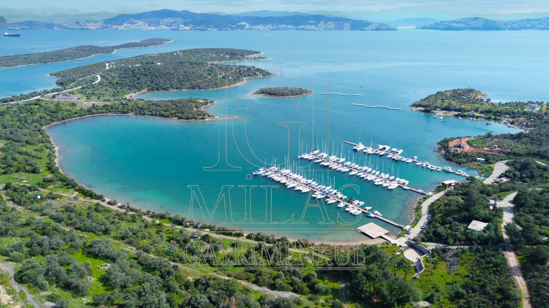 Kıyıkışlacık'ta Full Deniz Manzaralı Satılık 3+1 Dubleks VillaMuğla, Milas, Kıyıkışlacık - 33