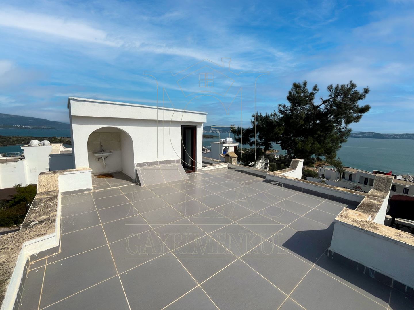 Kıyıkışlacık'ta Full Deniz Manzaralı Satılık 3+1 Dubleks VillaMuğla, Milas, Kıyıkışlacık - 28