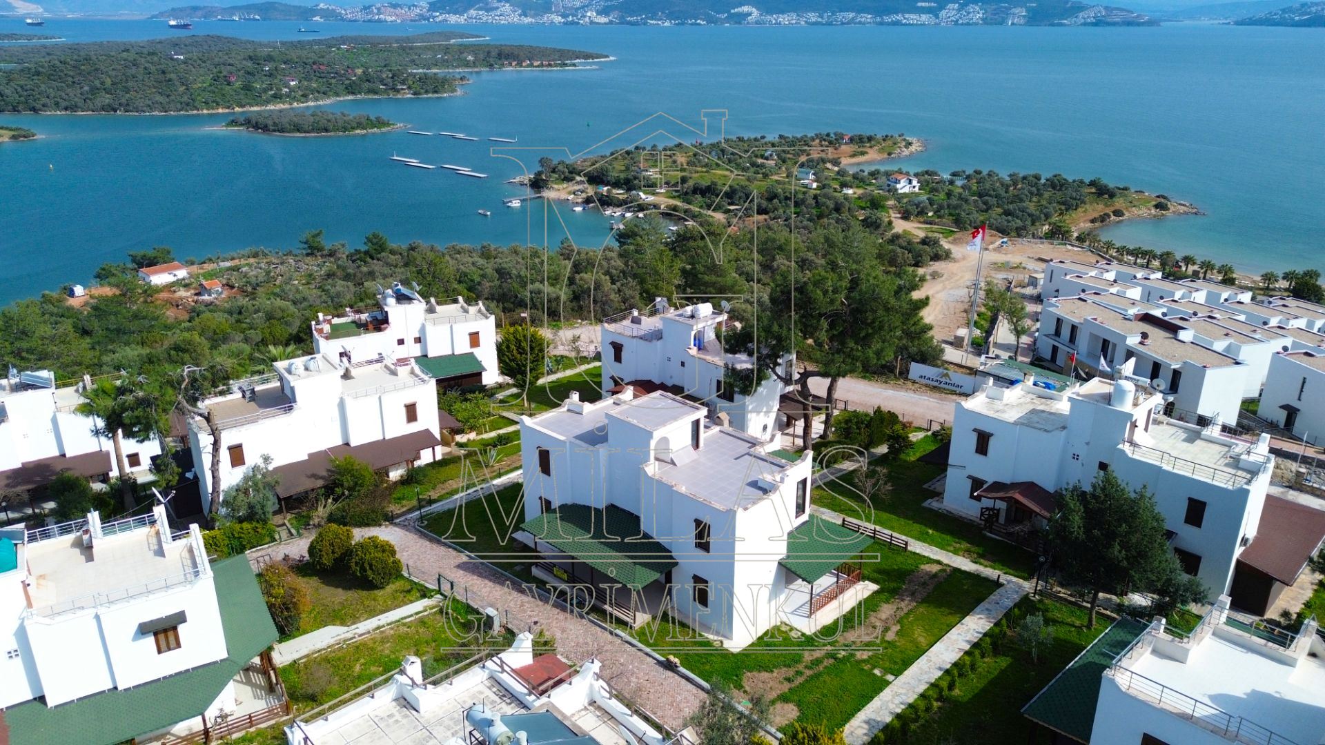 Kıyıkışlacık'ta Full Deniz Manzaralı Satılık 3+1 Dubleks VillaMuğla, Milas, Kıyıkışlacık - 5