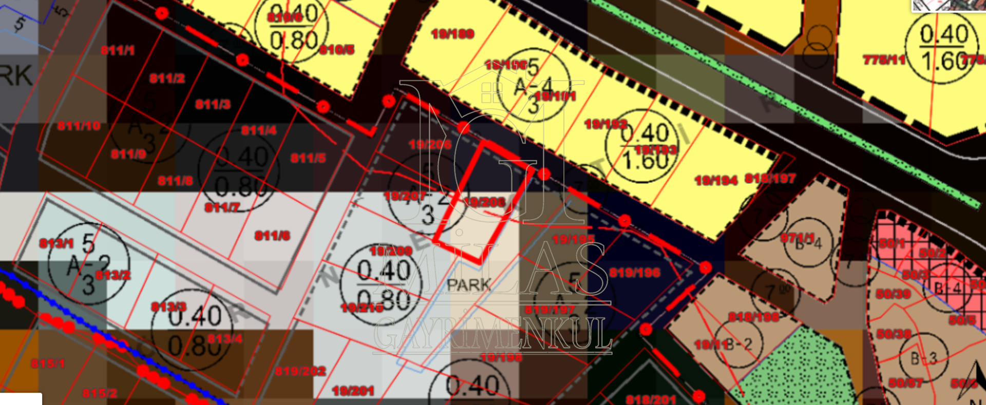 Milas Burgaz Mahallesinde 352 m² Konut İmarlı ArsaMuğla, Milas, Burgaz - 2