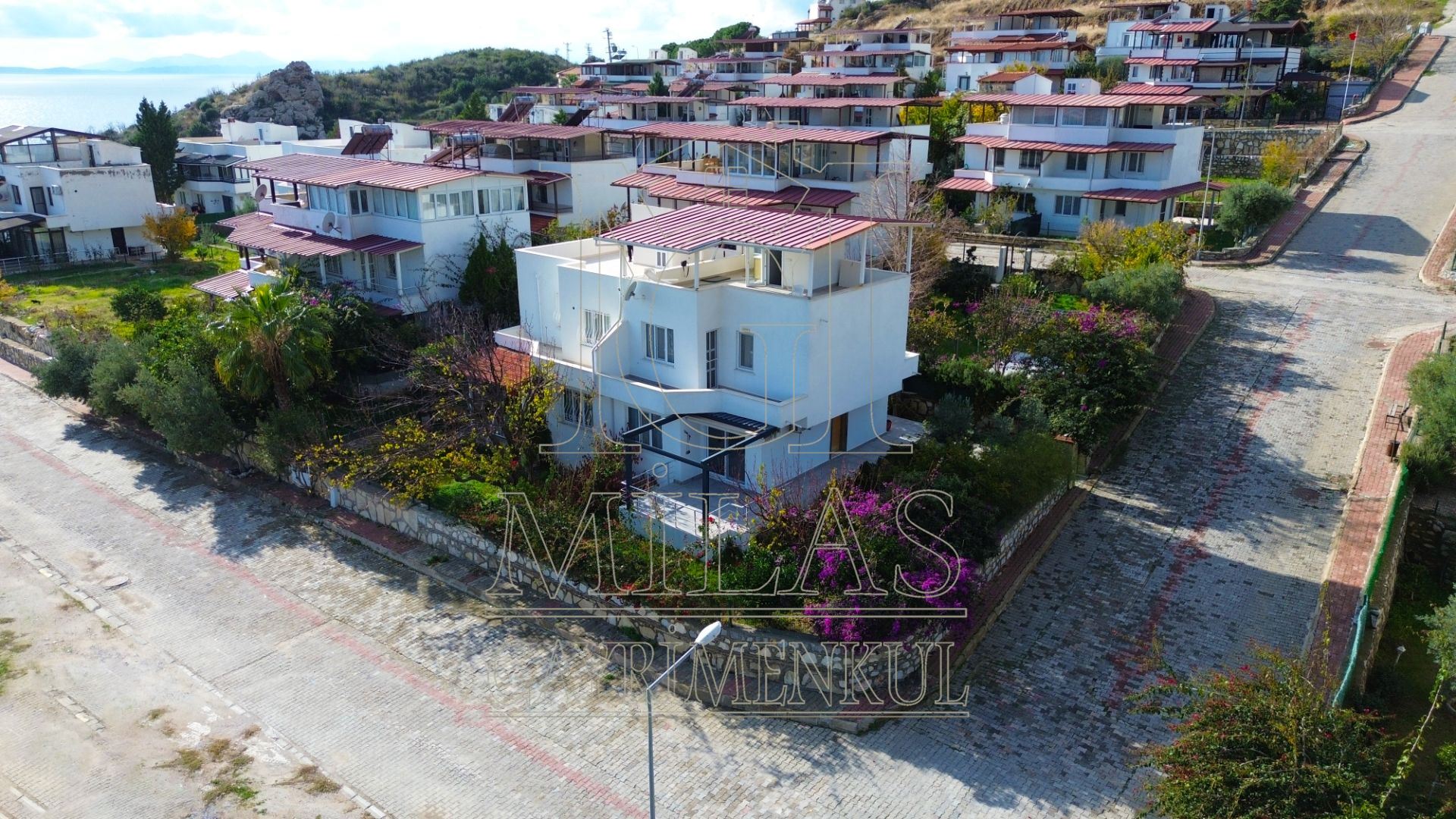 Ören Çökertme'de Full Deniz Manzaralı 3+1 Bahçeli Dubleks VillaMuğla, Milas, Bozalan - 8