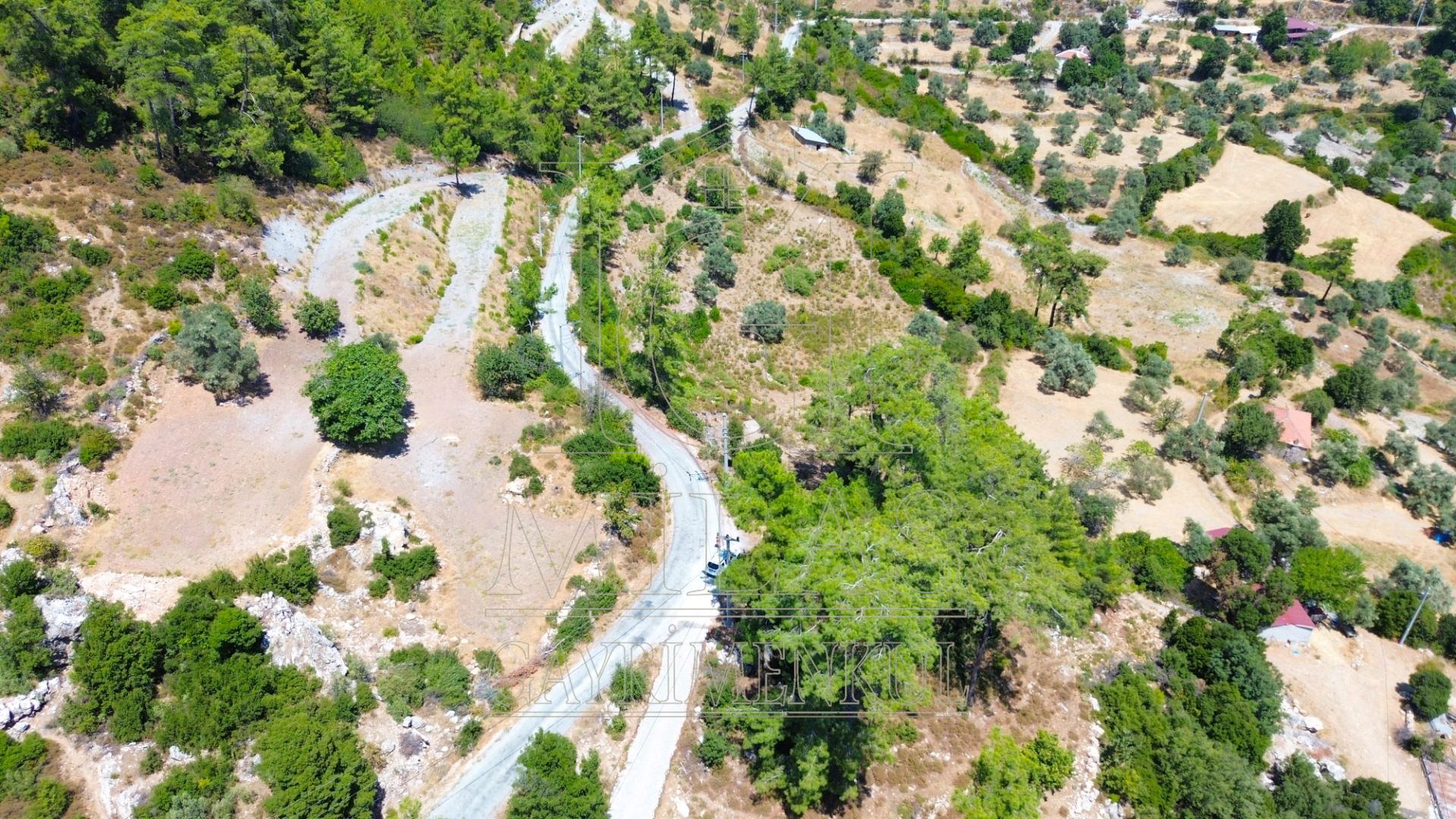 Milas Ören Kalemde Deniz ve Doğa Manzaralı 1300M² Konut İmarlı ArsaMuğla, Milas, Kalem - 21
