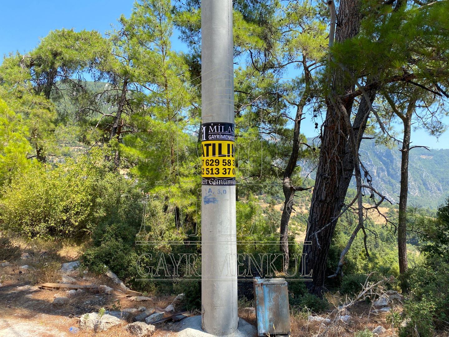 Milas Ören Kalemde Deniz ve Doğa Manzaralı 1300M² Konut İmarlı ArsaMuğla, Milas, Kalem - 25