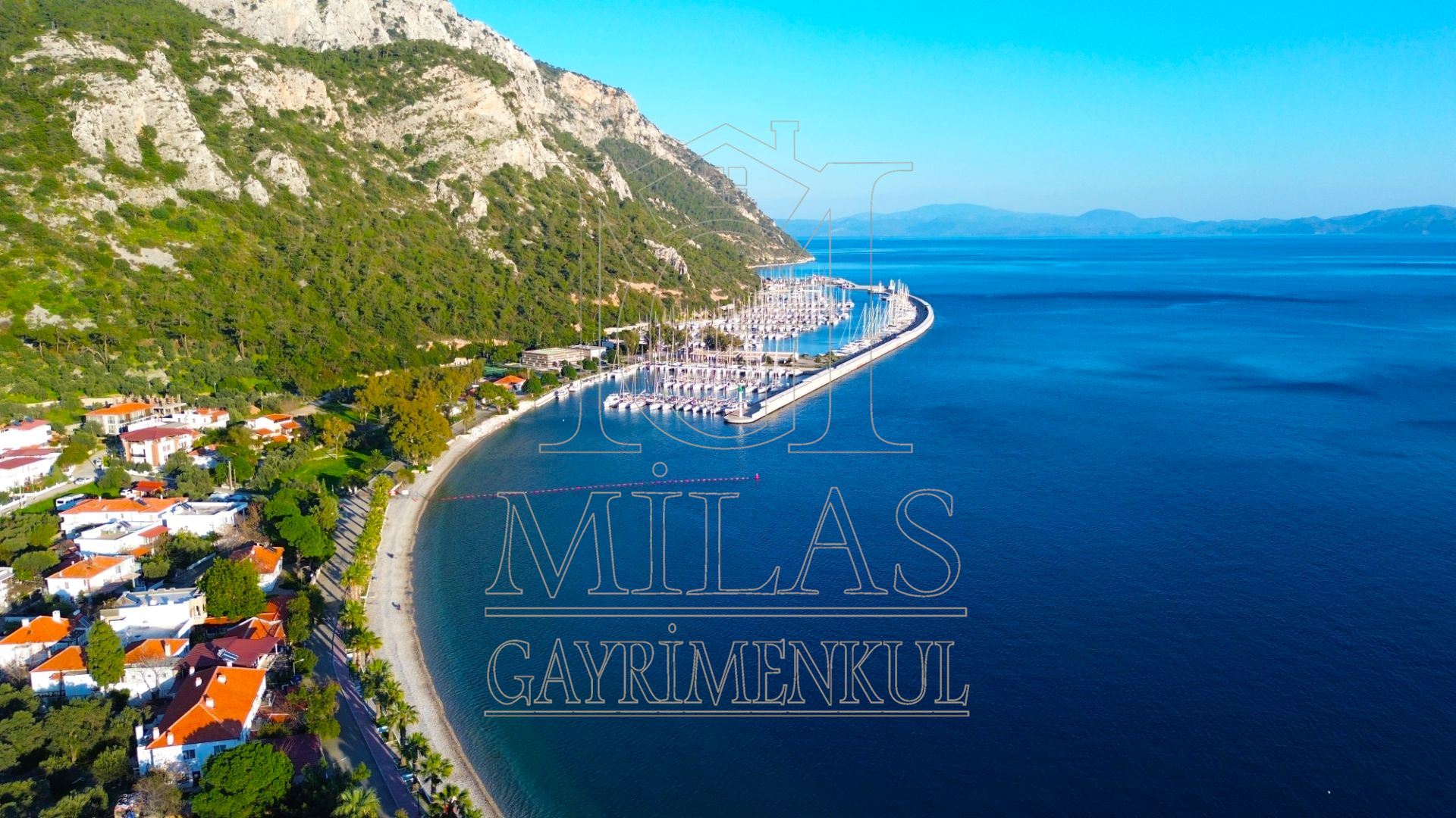 Milas Ören Kalemde Deniz ve Doğa Manzaralı 1300M² Konut İmarlı ArsaMuğla, Milas, Kalem - 28