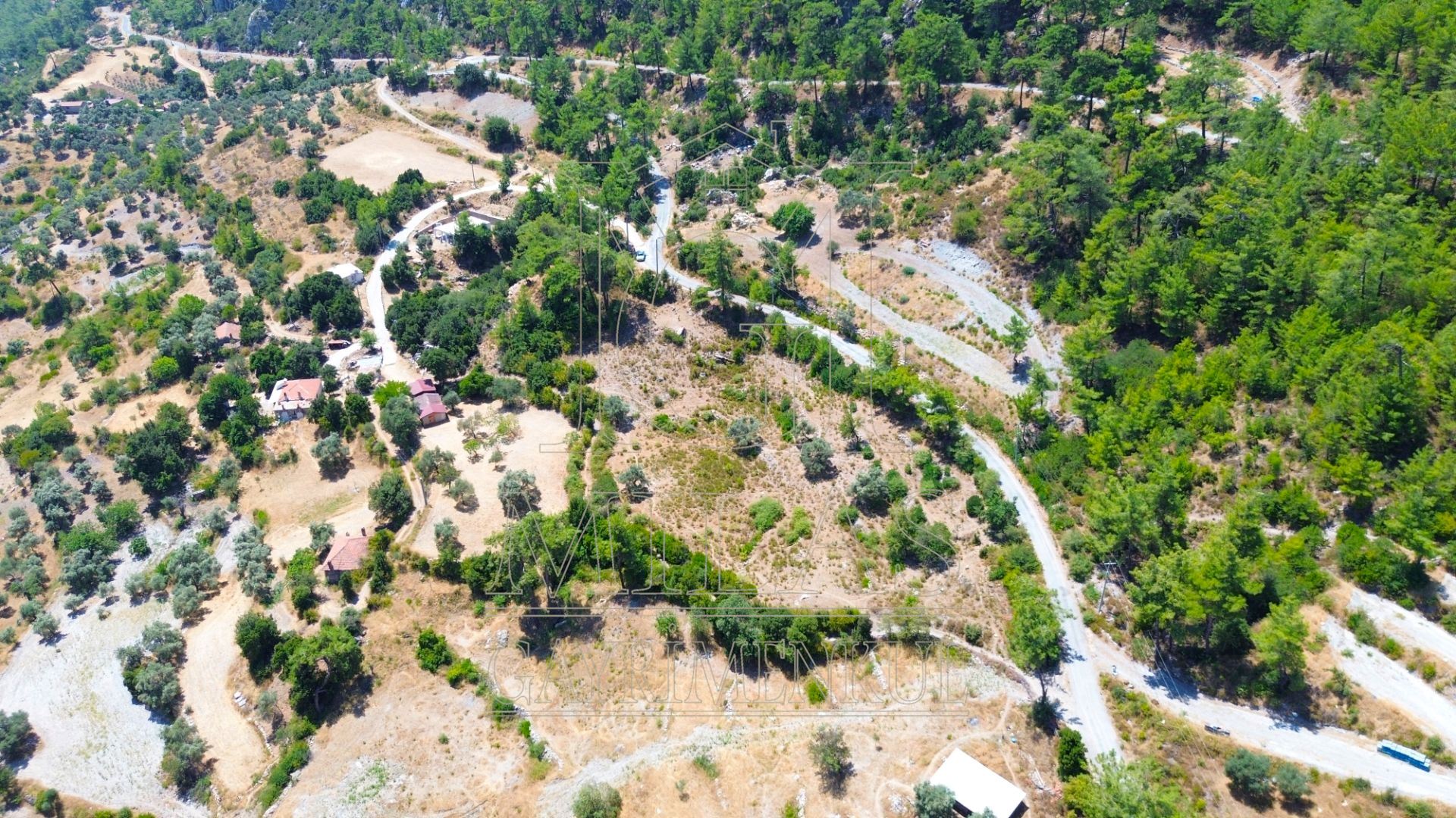 Milas Ören Kalemde Deniz ve Doğa Manzaralı 1300M² Konut İmarlı ArsaMuğla, Milas, Kalem - 13