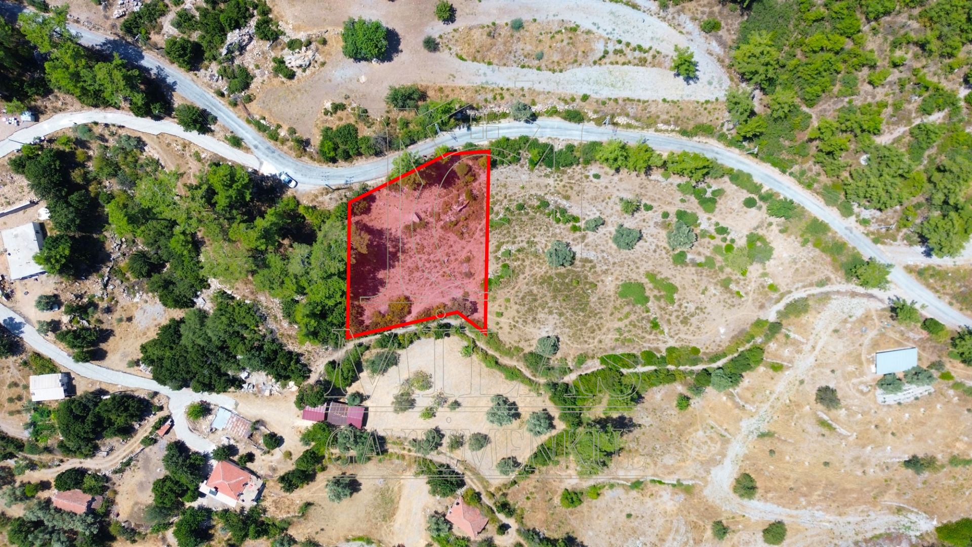 Milas Ören Kalemde Deniz ve Doğa Manzaralı 1300M² Konut İmarlı ArsaMuğla, Milas, Kalem - 17