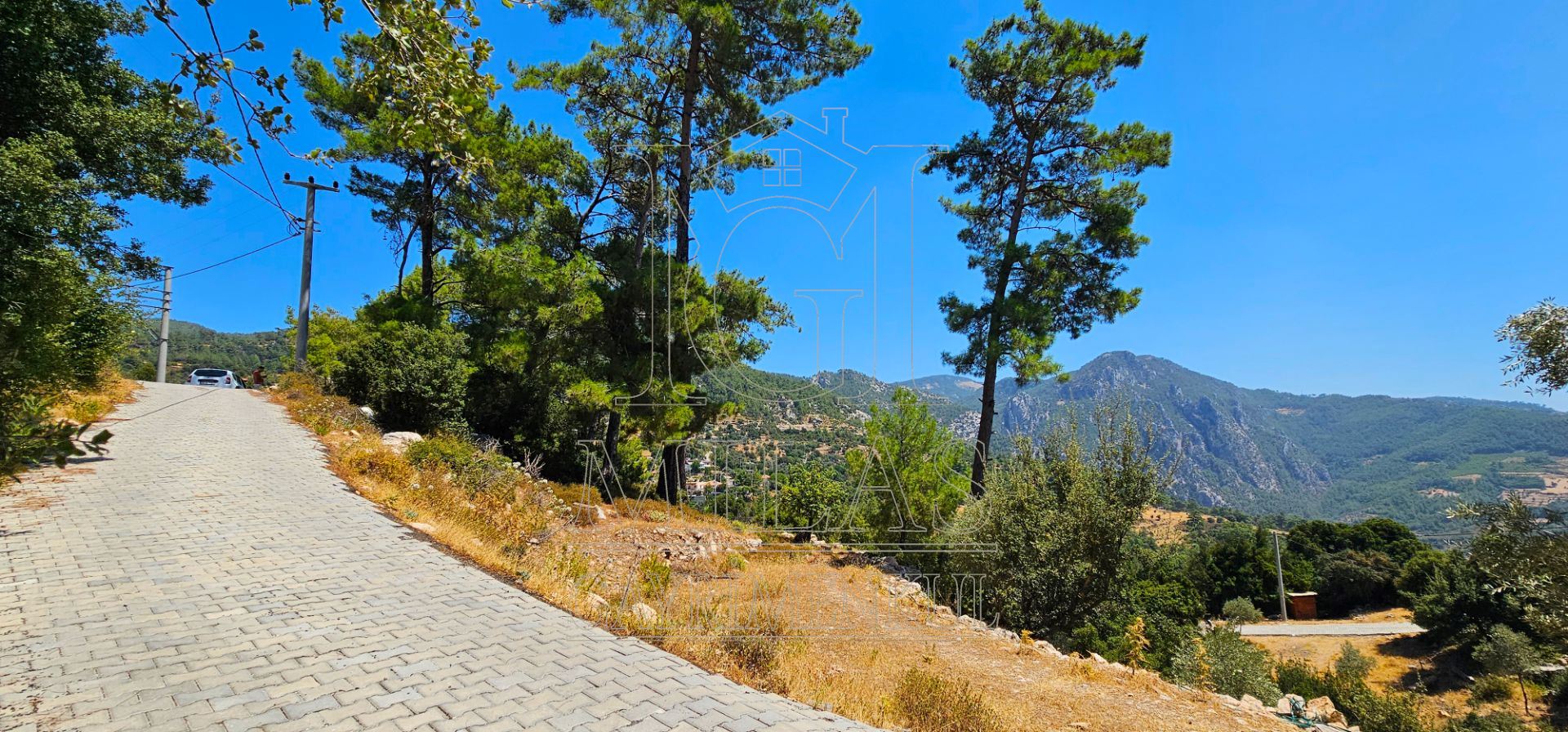 Milas Ören Kalemde Deniz ve Doğa Manzaralı 1300M² Konut İmarlı ArsaMuğla, Milas, Kalem - 7