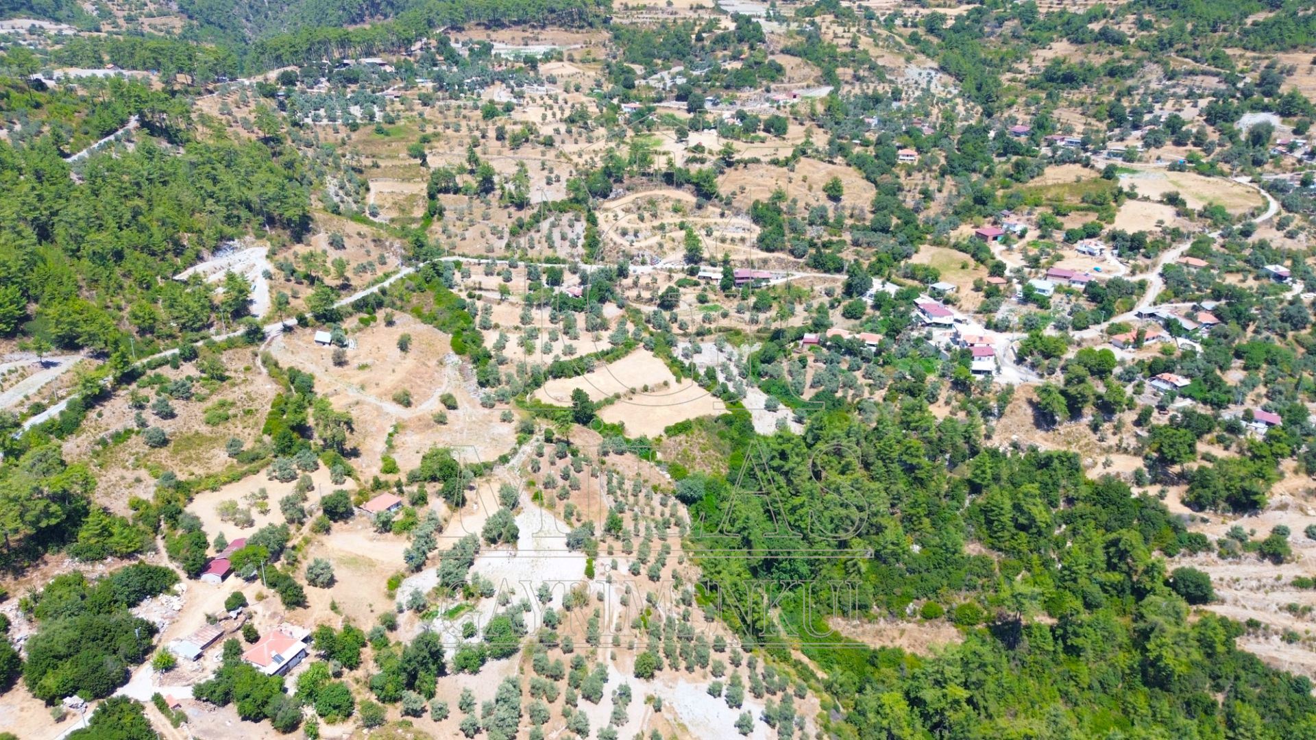 Milas Ören Kalemde Deniz ve Doğa Manzaralı 1300M² Konut İmarlı ArsaMuğla, Milas, Kalem - 15