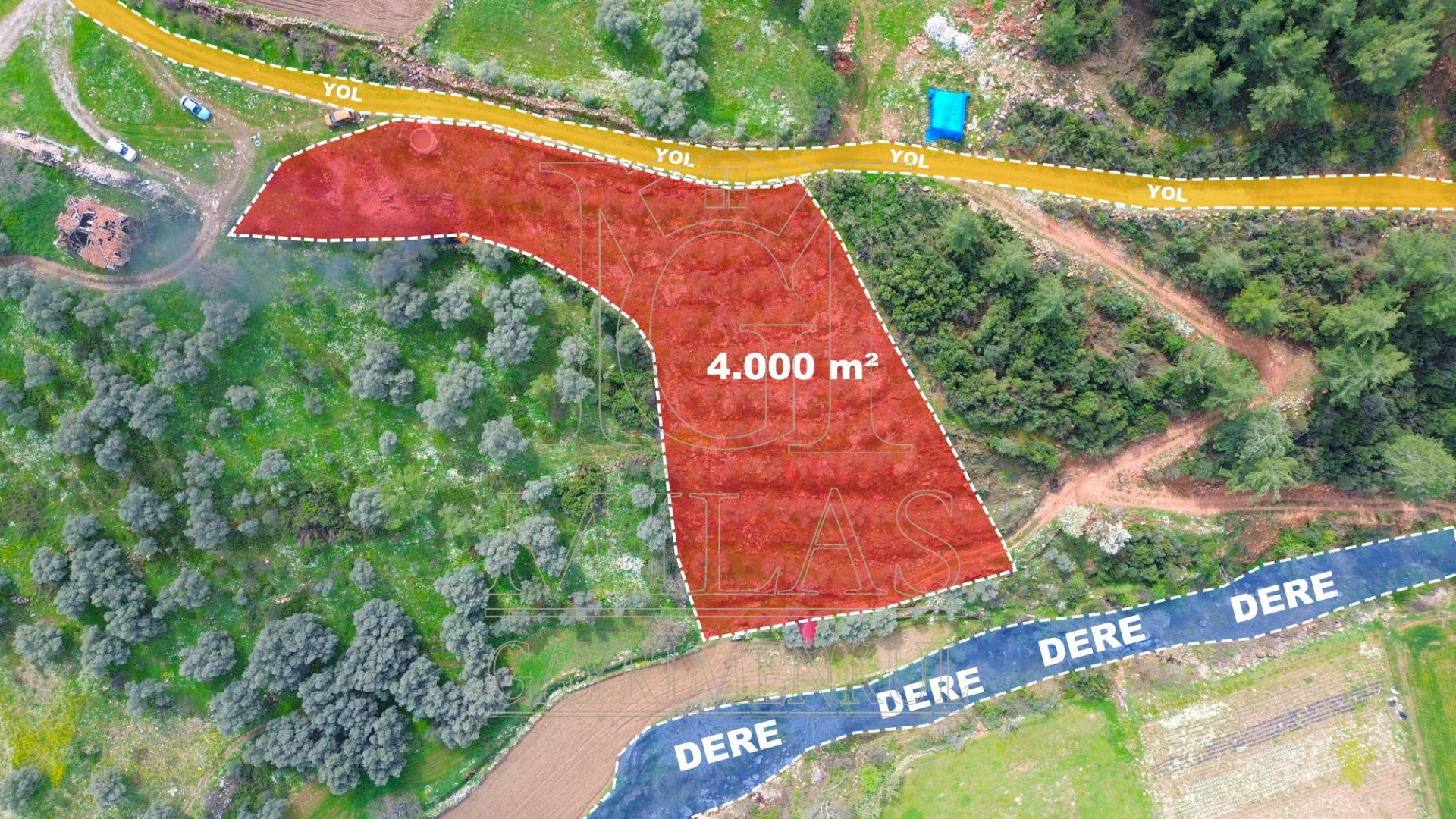 Yatağan Cazgırlarda Köyiçi Dere Kenarı Konut İmarlı ArsaMuğla, Yatağan, Cazkırlar - 9