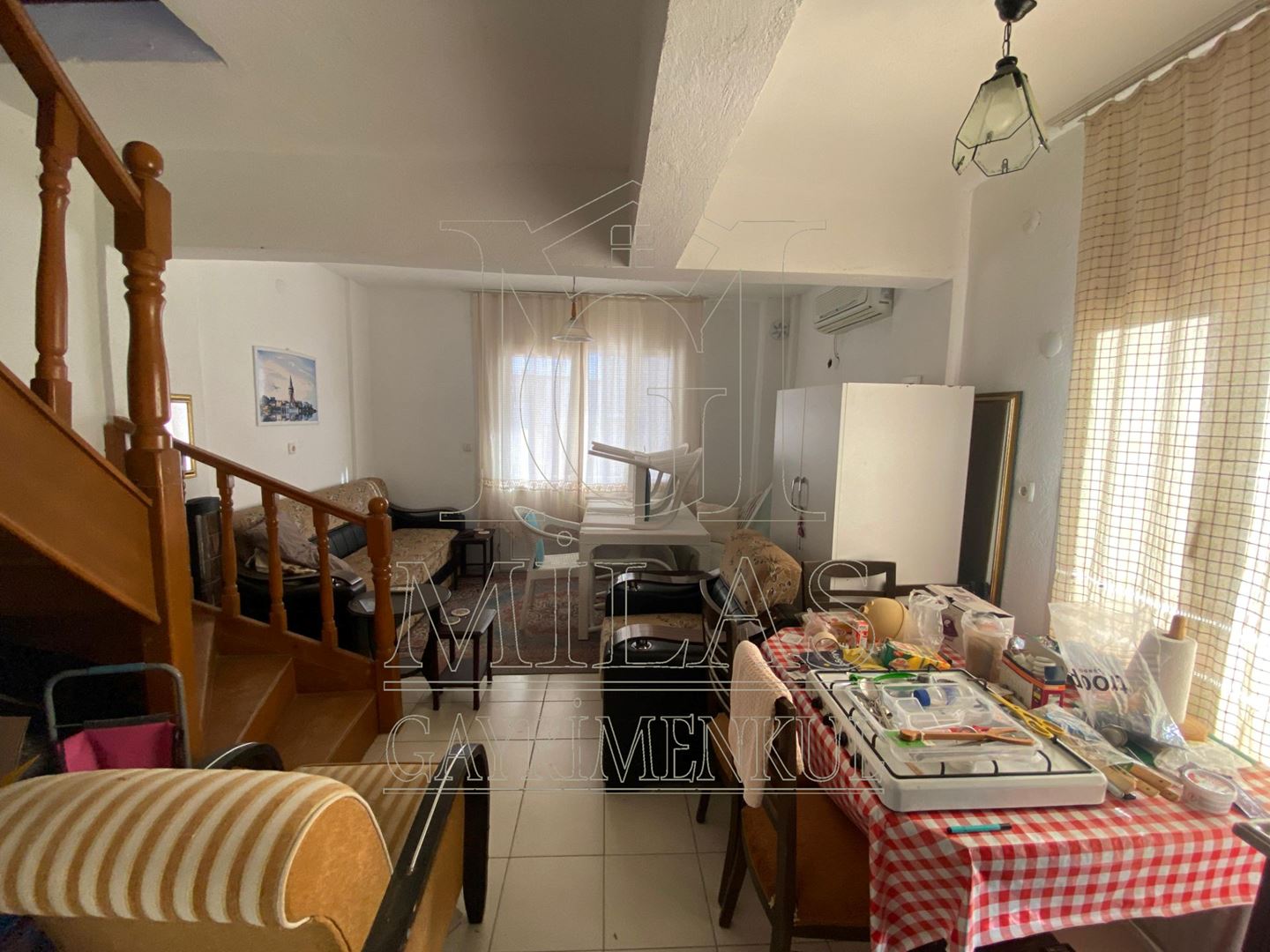 Milas Kıyıkışlacık Mahallesinde Deniz Manzaralı 2+1 Dubleks VillaMuğla, Milas, Kıyıkışlacık - 12