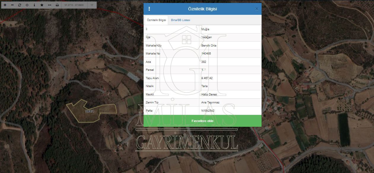 Yatağan Bencikte Doğa Manzaralı 9467M² Satılık Çiftlik ArazisiMuğla, Yatağan, Bencik - 28