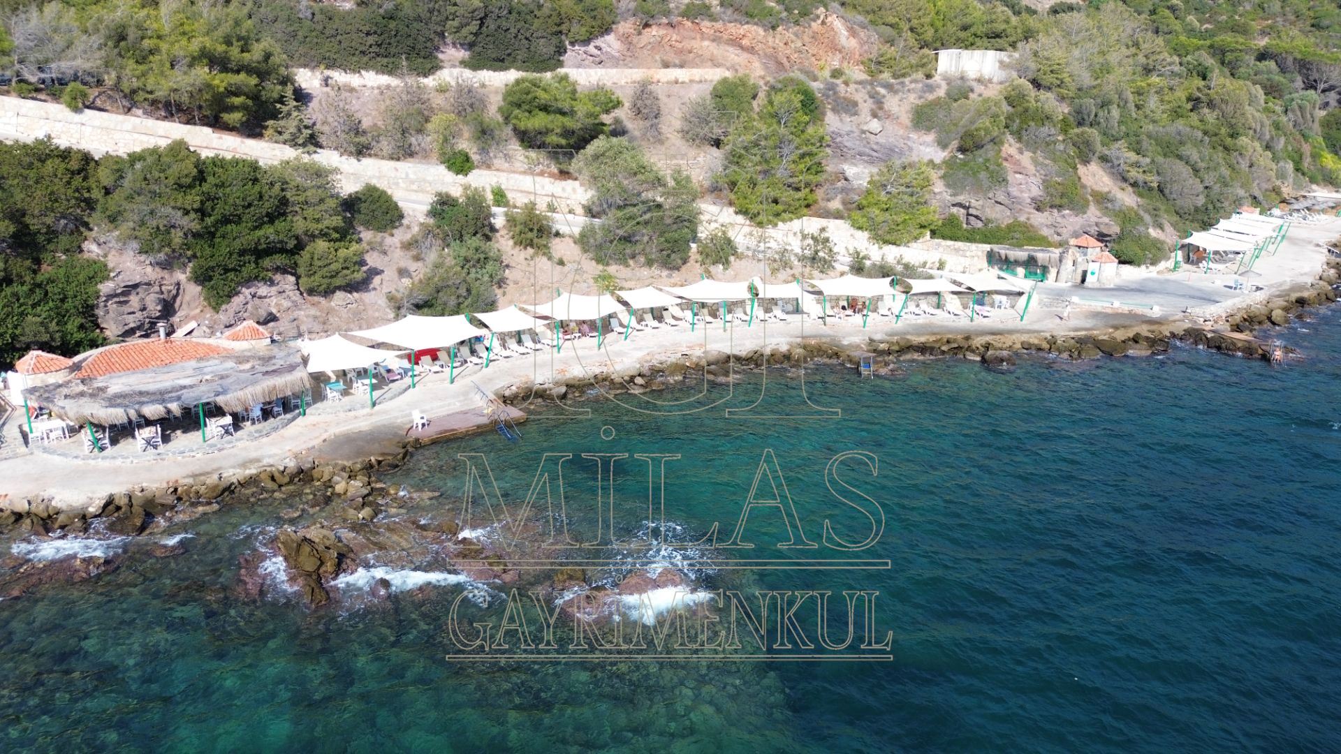 Boğaziçi Adabükü'nde Deniz Manzaralı Özel Plajlı Satılık VillaMuğla, Milas, Boğaziçi - 5