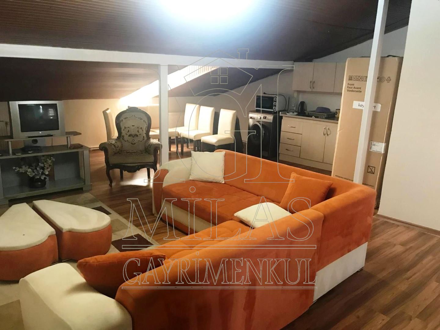 Milas Merkezde 1+1 Merkezi Sistem Kaloriferli Eşyalı DaireMuğla, Milas, Hacı İlyas