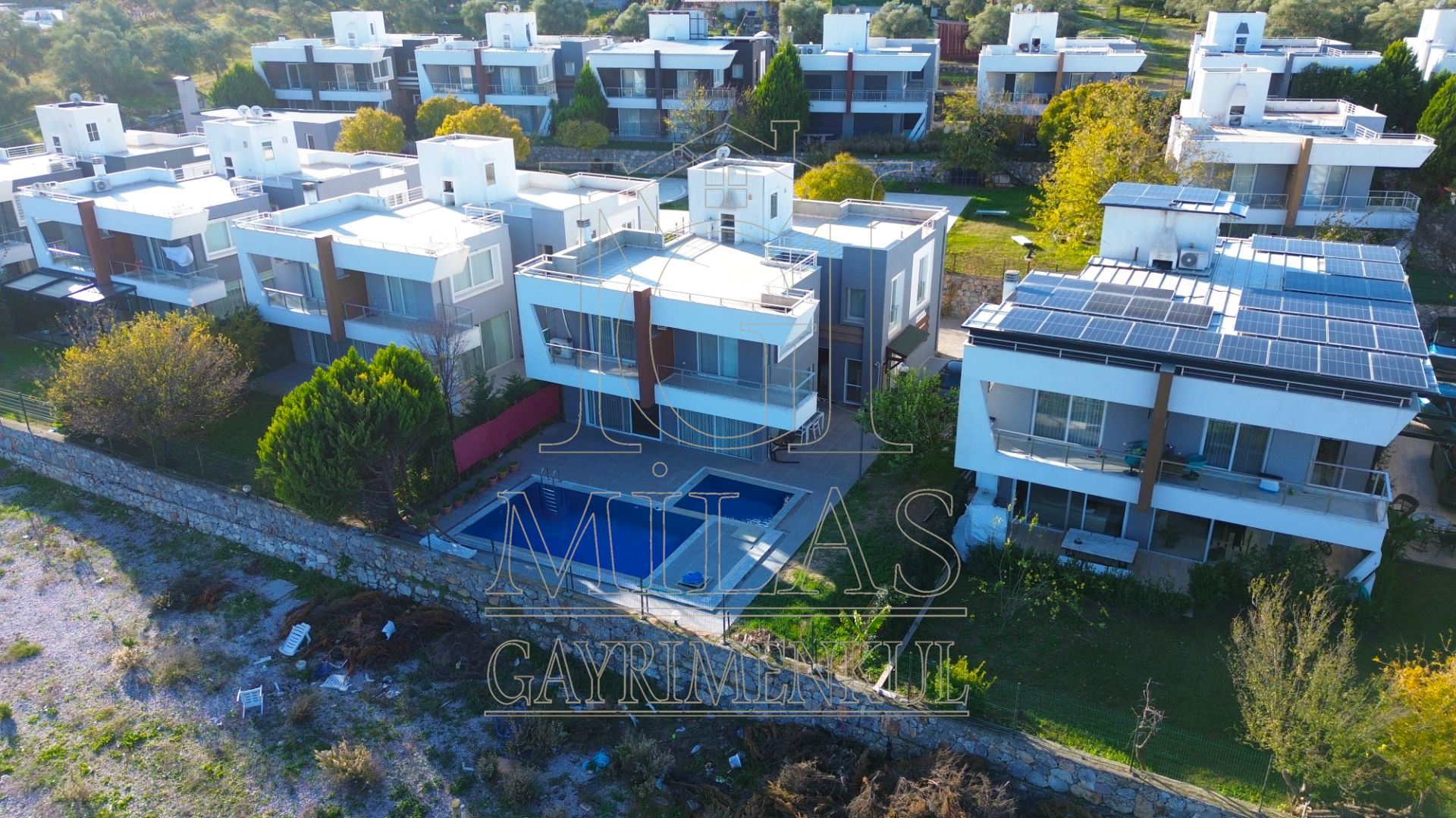 Menteş Karşıyaka Villalarında Müstakil Havuzlu 5+1 Dubleks VillaMuğla, Milas, Menteş - 7