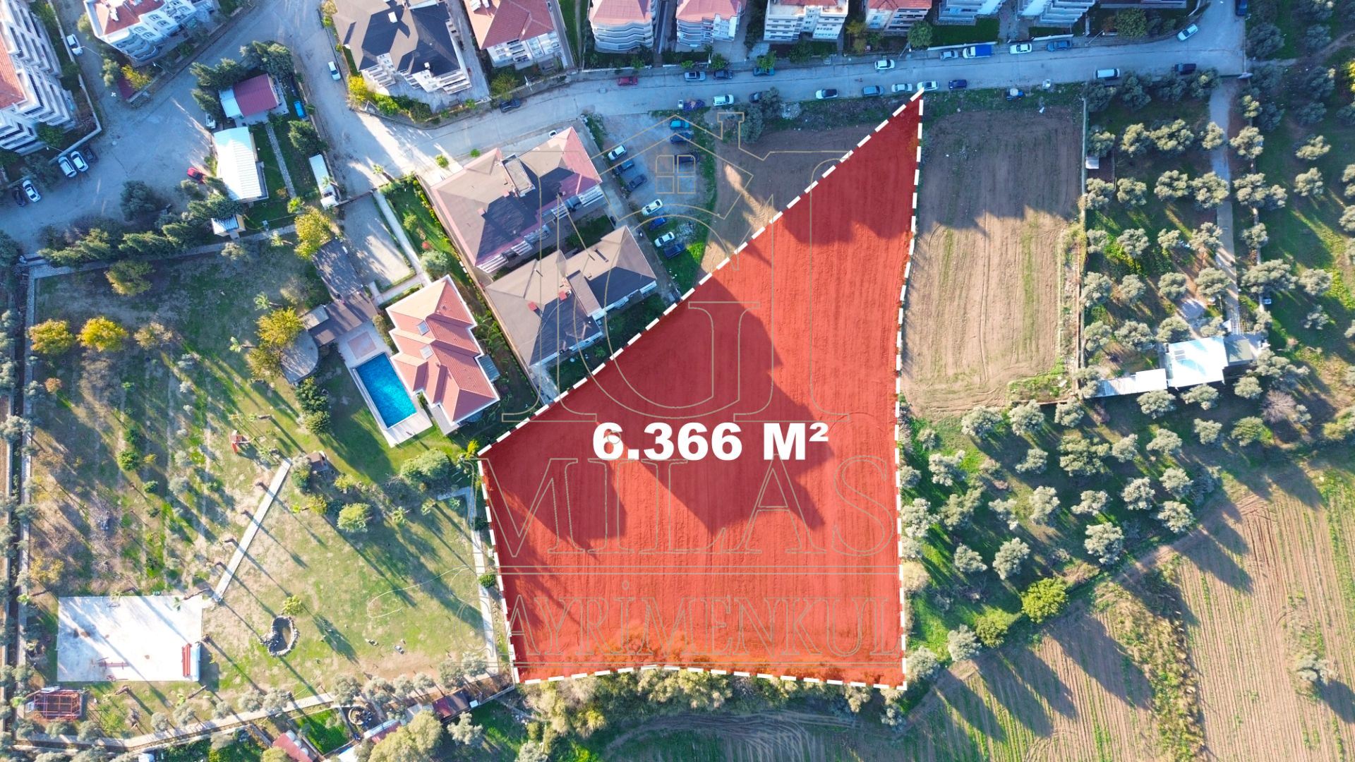 Milas Cumhuriyet Mahallesinde İmar Sınırına Bitişik 6366 M² AraziMuğla, Milas, Cumhuriyet - 12