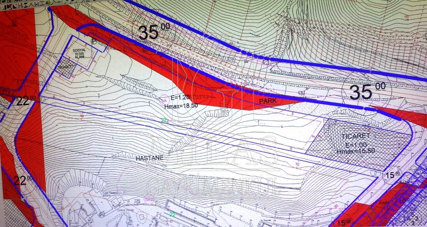 MİLAS MERKEZ'DE 15142 M2 SAĞLIK TESİSİ İMARLI ARSAMuğla, Milas, Burgaz - 16