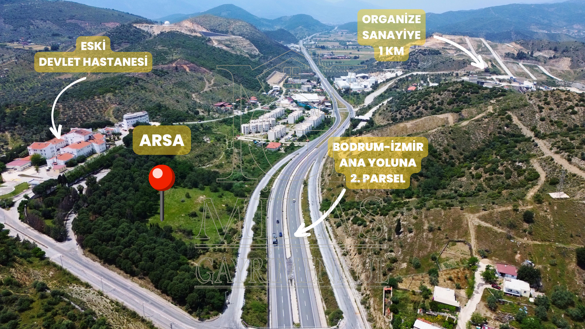 MİLAS MERKEZ'DE 15142 M2 SAĞLIK TESİSİ İMARLI ARSAMuğla, Milas, Burgaz