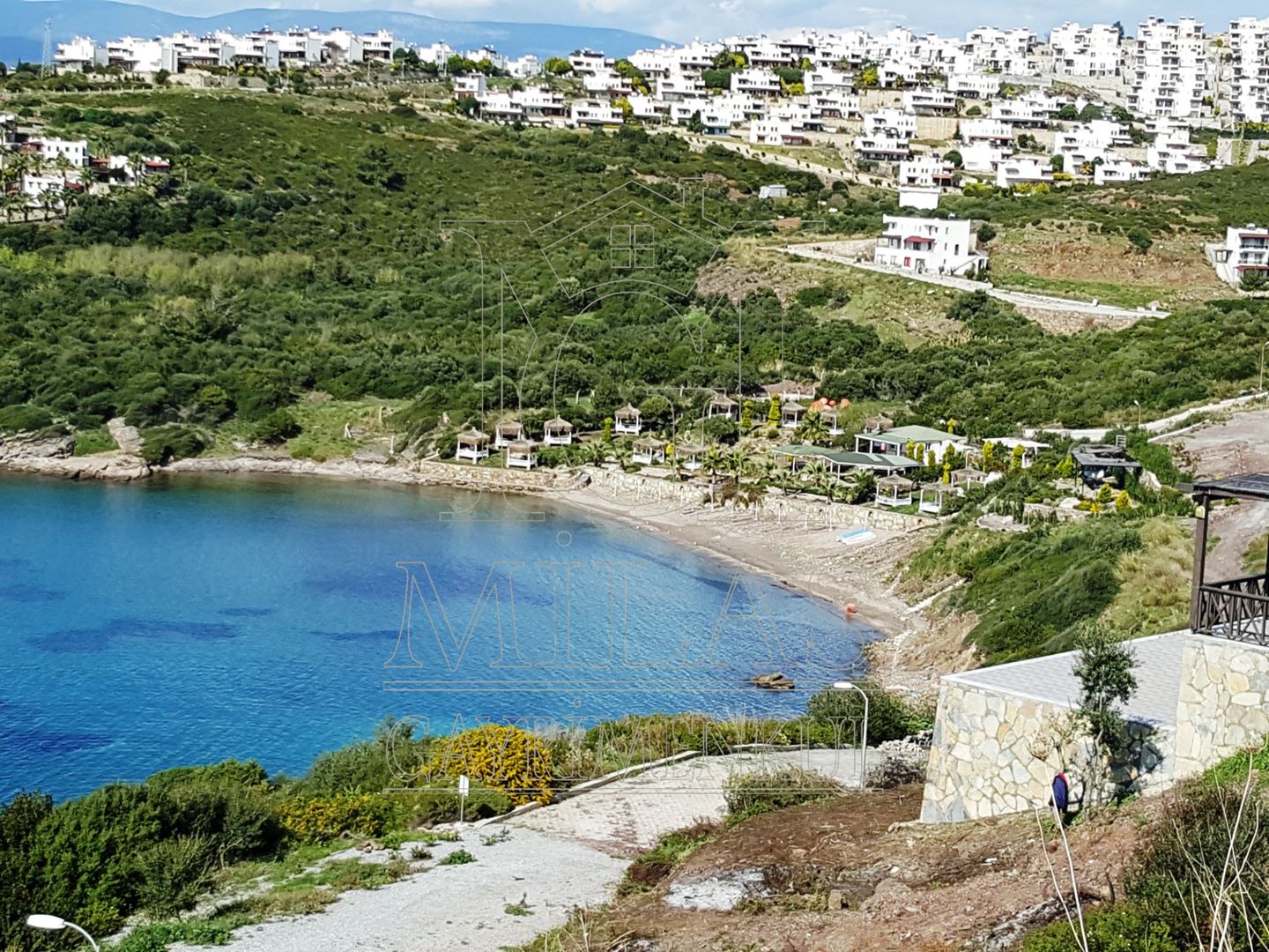 Boğaziçi Adabükünde Deniz Ve Göl Manzaralı 508 m² Satılık ArsaMuğla, Milas, Boğaziçi - 2