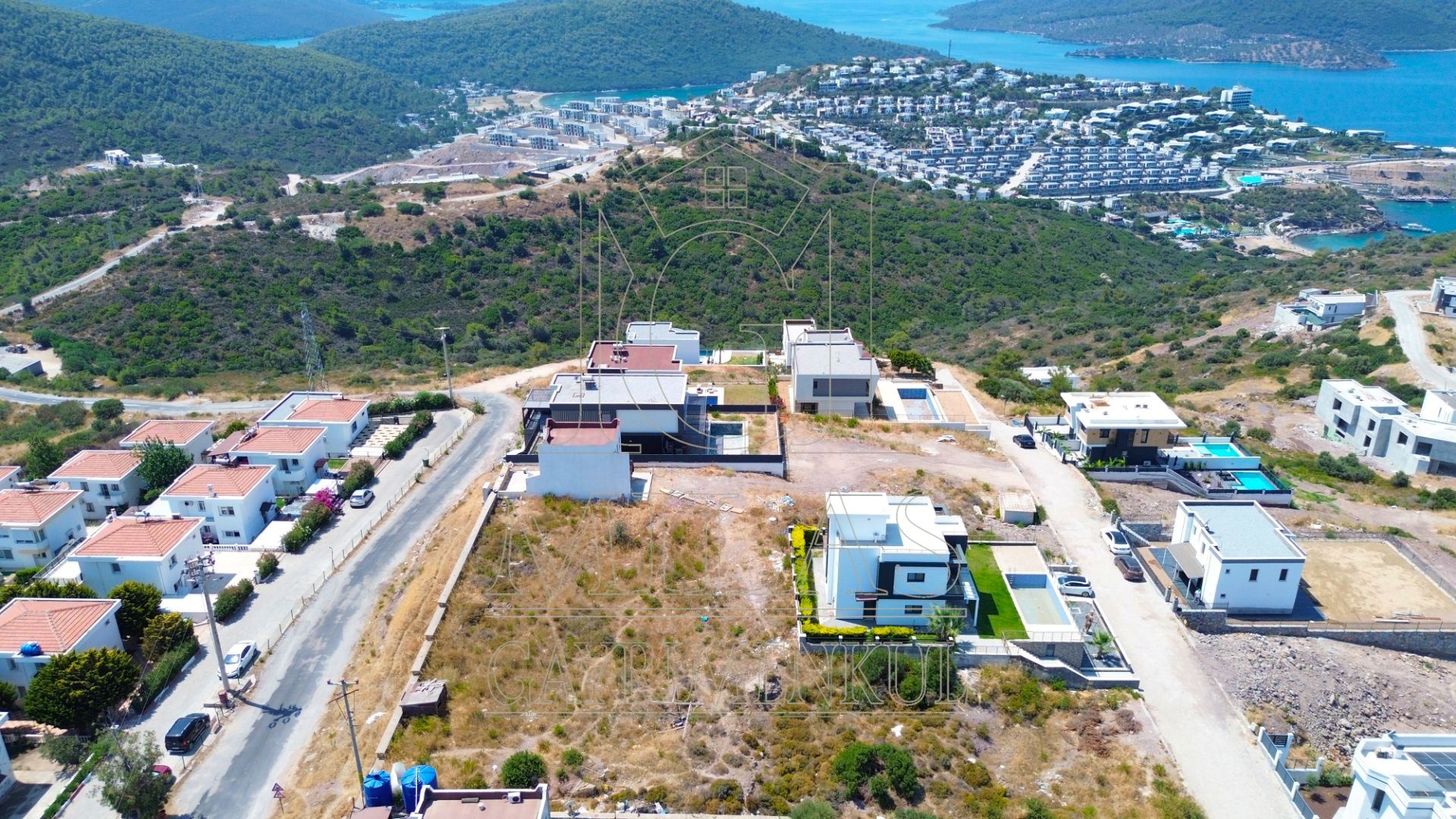 Boğaziçi Adabükünde Deniz Ve Göl Manzaralı 508 m² Satılık ArsaMuğla, Milas, Boğaziçi - 11