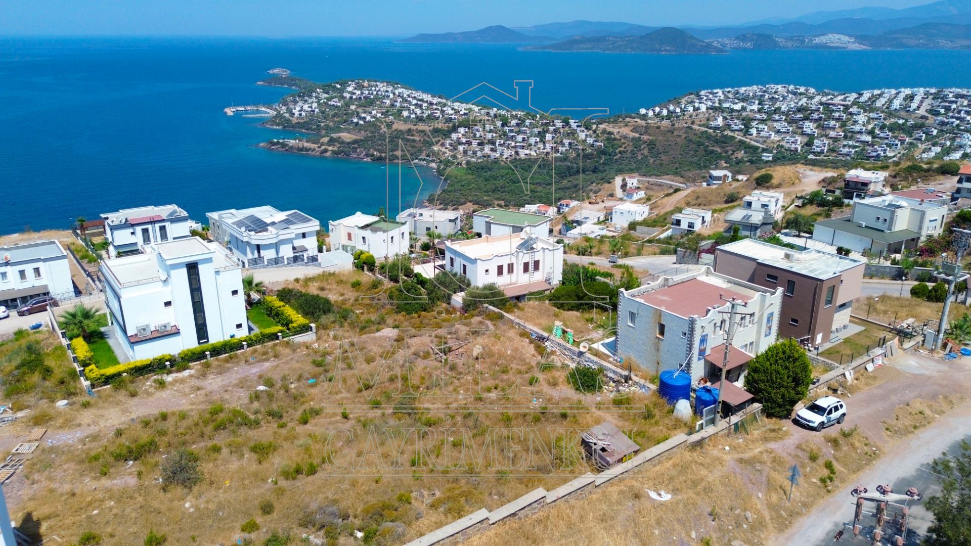 Boğaziçi Adabükünde Deniz Ve Göl Manzaralı 508 m² Satılık ArsaMuğla, Milas, Boğaziçi - 9