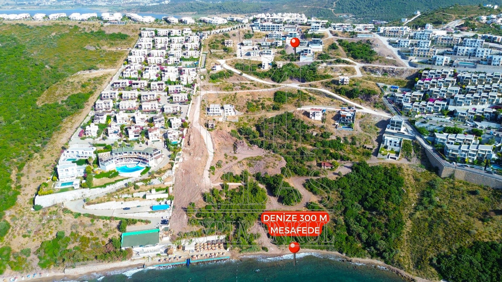 Boğaziçinde Ful Deniz Manzaralı 458M² Satılık Konut İmarlı ArsaMuğla, Milas, Boğaziçi - 2