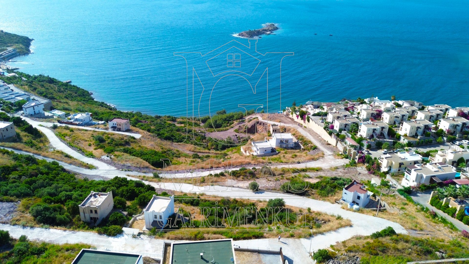 Boğaziçinde Ful Deniz Manzaralı 458M² Satılık Konut İmarlı ArsaMuğla, Milas, Boğaziçi - 6