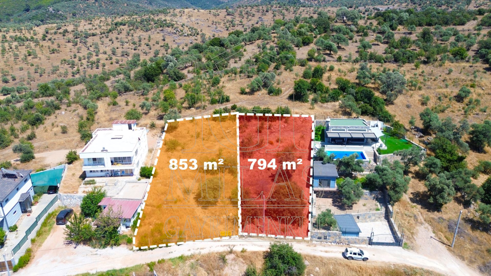 Milas Kemiklerde Doğayla İç İçe 794m² Satılık Konut İmarlı ArsaMuğla, Milas, Kemikler - 5